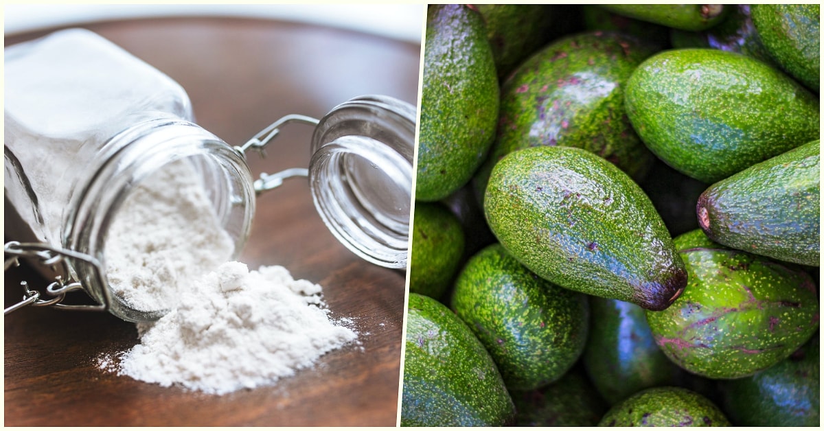 Wozu wird Backpulver mit Avocadoschalen gemischt und wie kann man diese Mischung zu Hause verwenden?